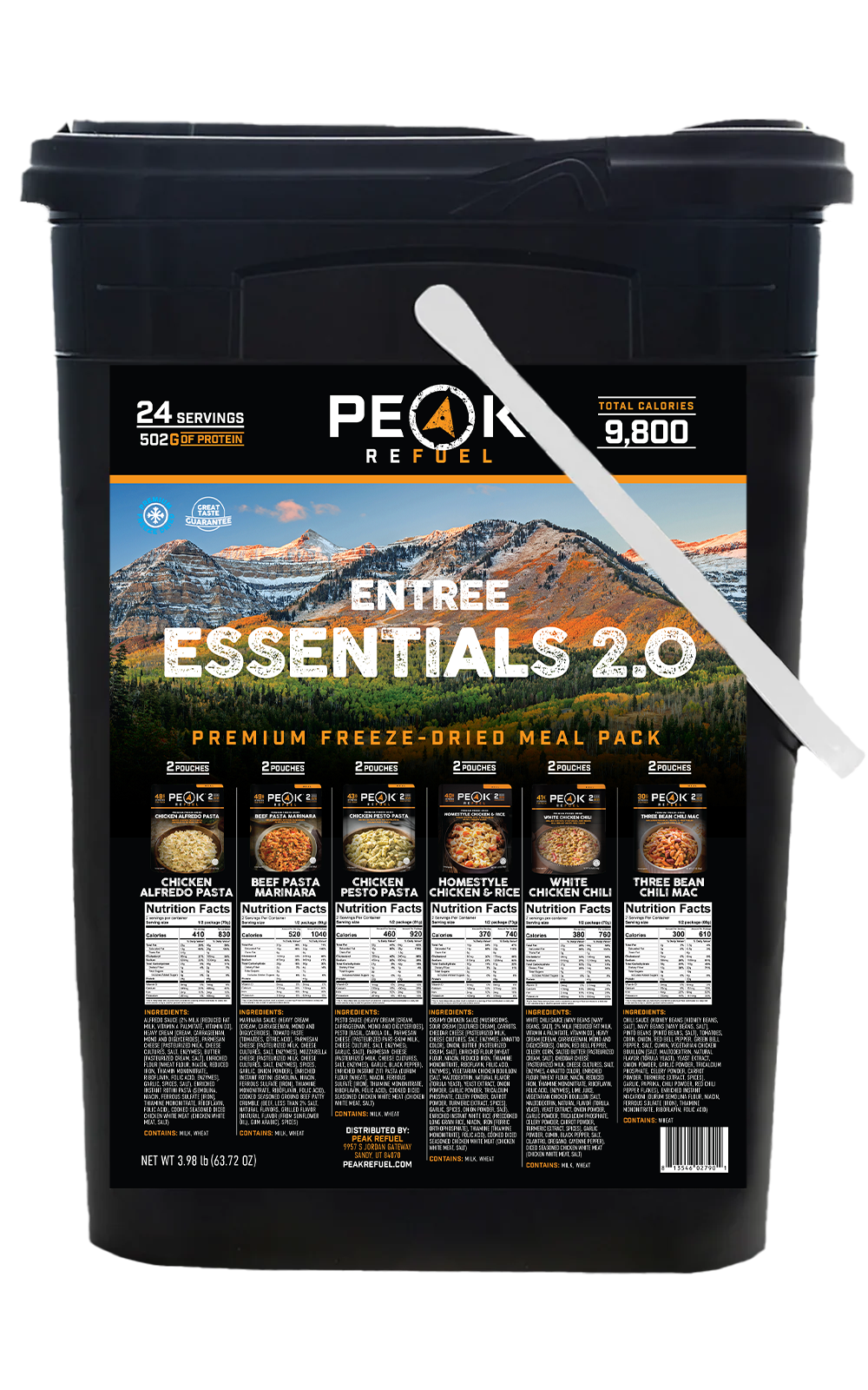 Entree Essentials 2.0 | 12 Meal Pack | Peak Refuel