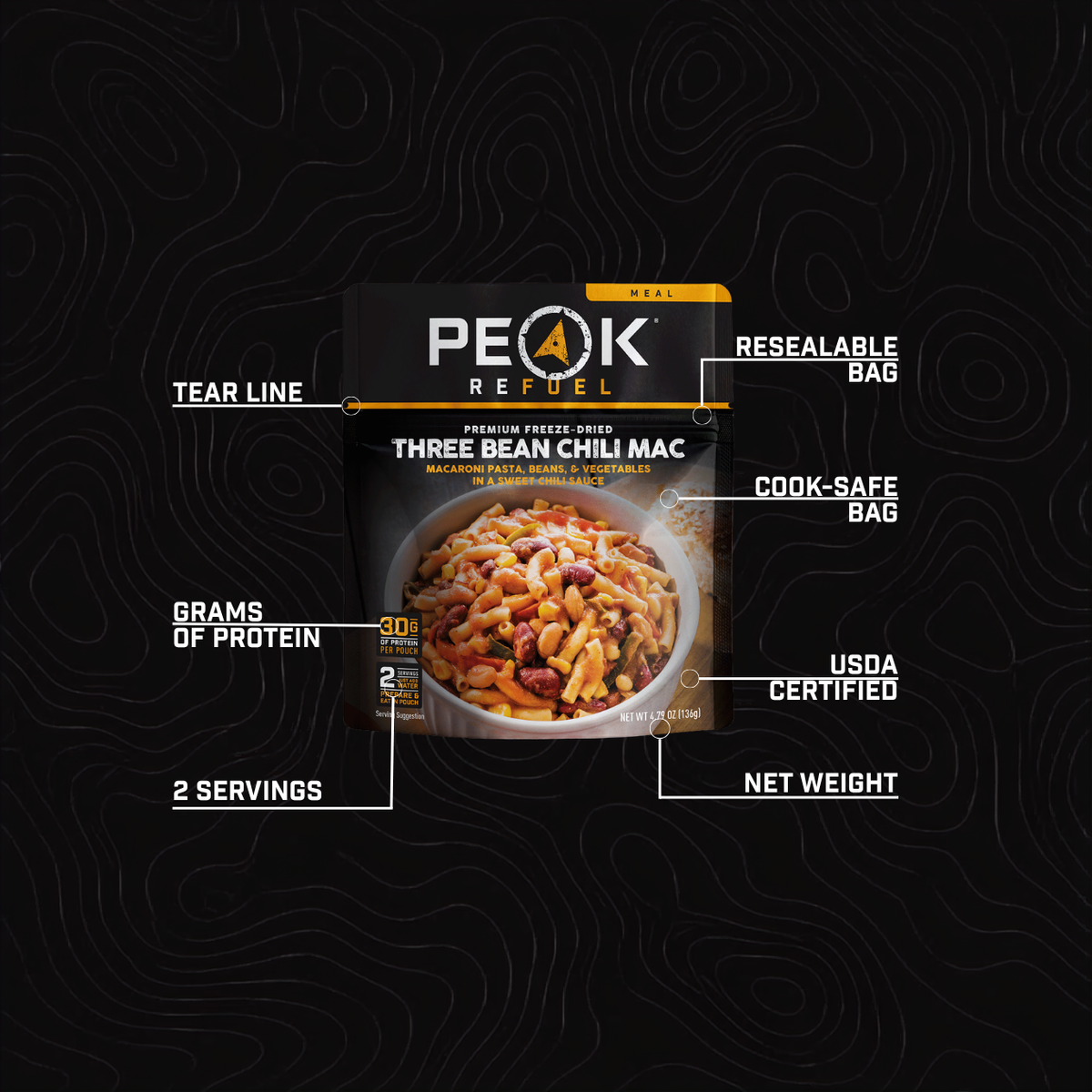 Three Bean Chili Mac