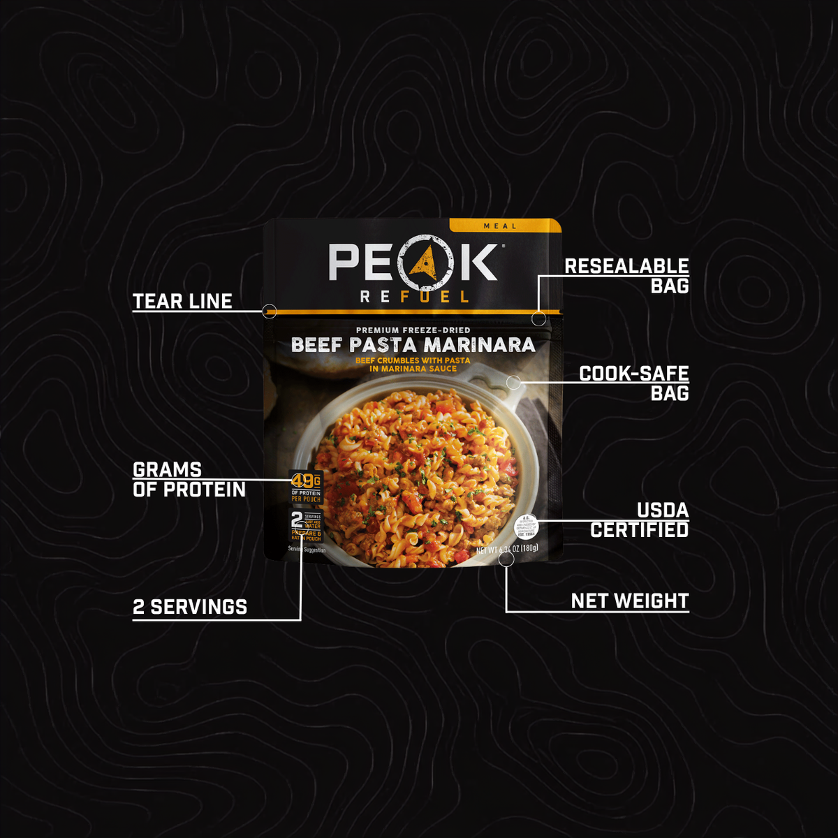 Beef Pasta Marinara