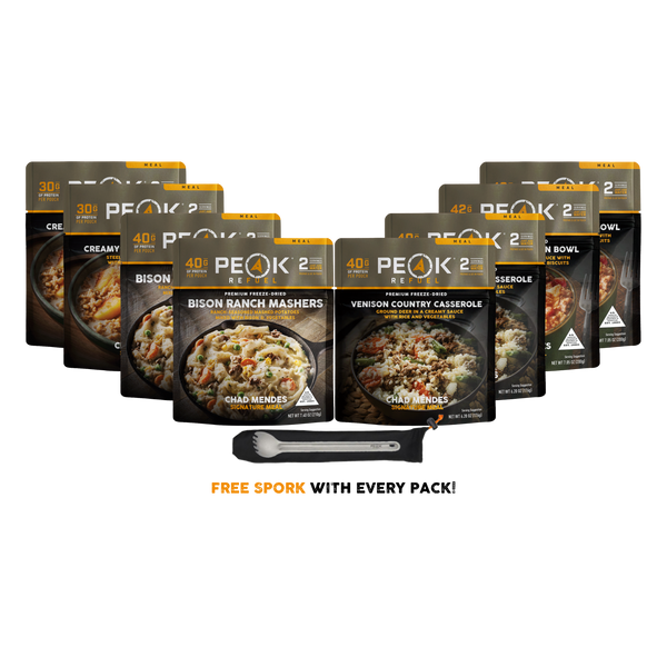 Entree Essentials 2.0 | 12 Meal Pack | Peak Refuel